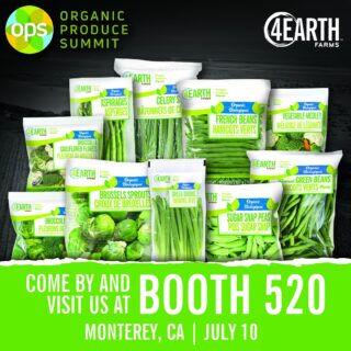 See you soon Monterey, CA!

#4EarthFarms, #OPS2025, #Organic, #Produce, #Vegetables, #Farming #PeopleProducePlanet